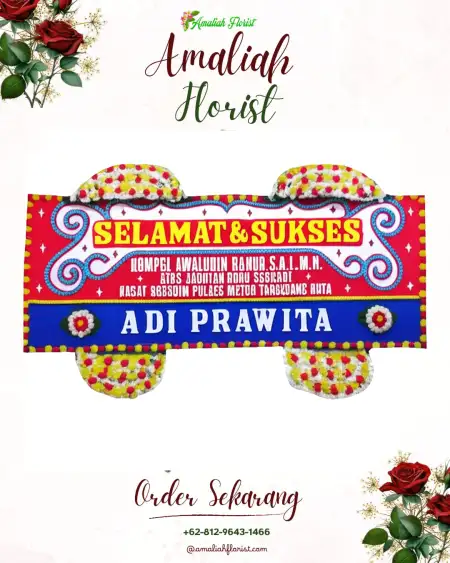 Papan Bunga Ucapan Selamat Mlatirejo